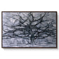 The Gray Tree, 1911 - Floater Framed Canvas Print