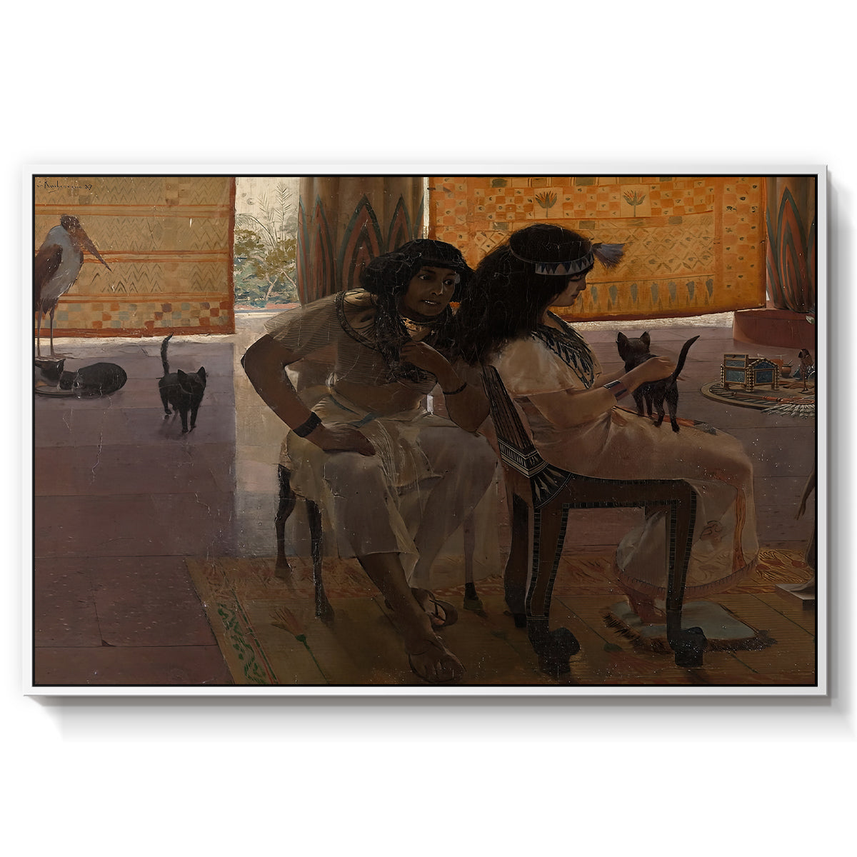 The Age of the Pharaohs, 1914 - Floater Framed Canvas Print