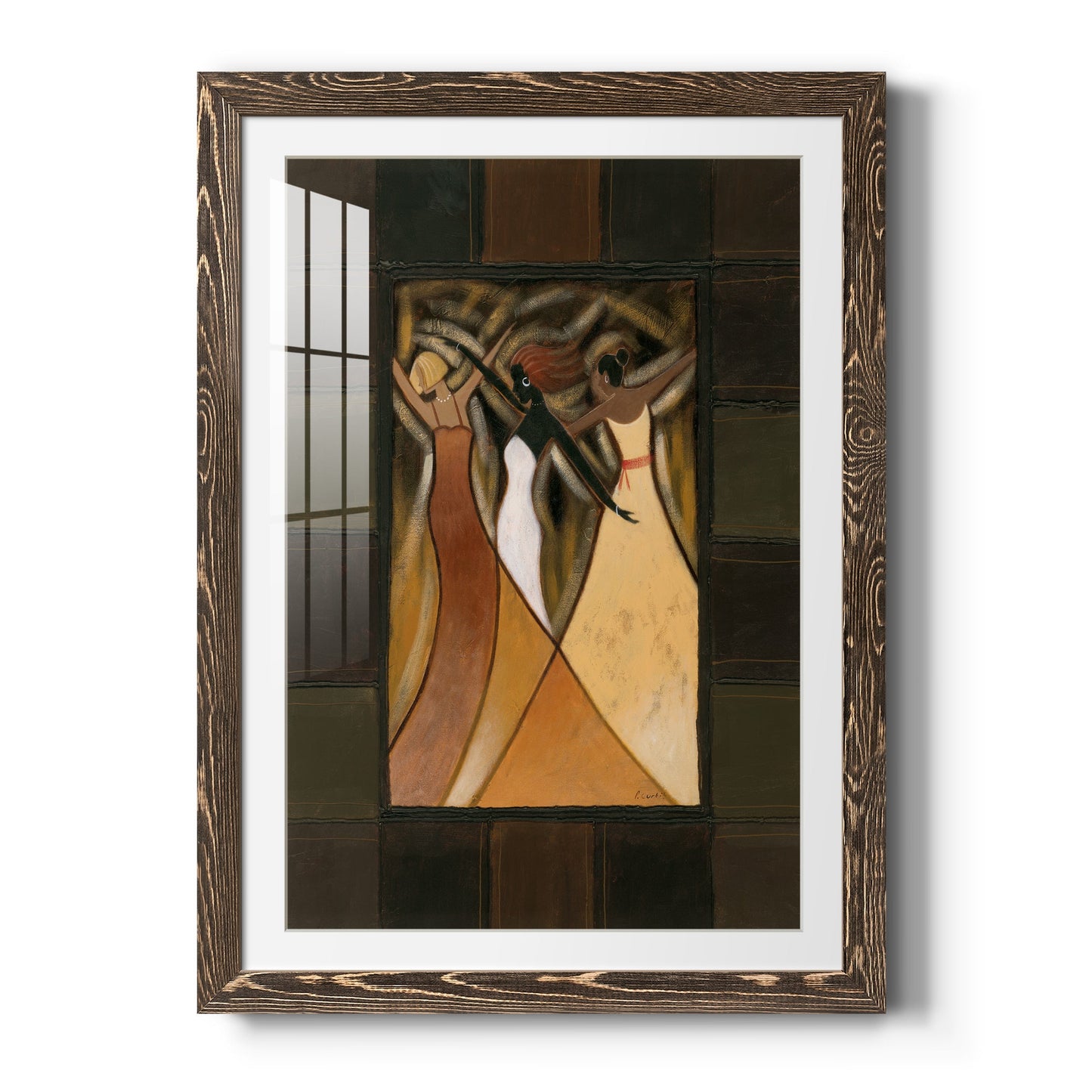 Divine Grace II - Barnwood Framed Art Print