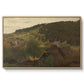 Landscape from Ebersteinburg in Baden, 1876 - Floater Framed Canvas Print