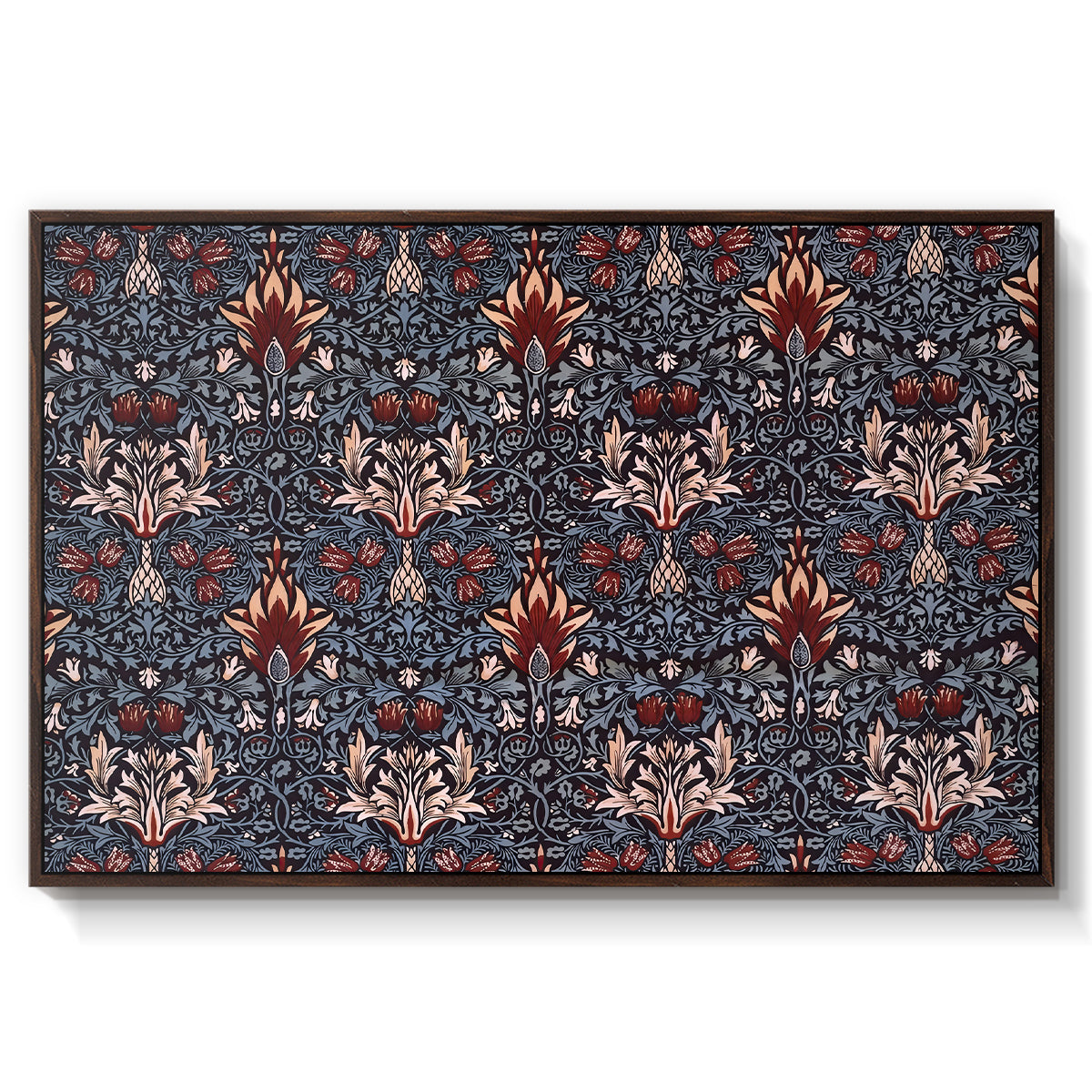 Snakeshead (Printed Textile), c. 1876 - Floater Framed Canvas Print