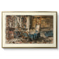 Cabinet de Flaubert à Croisset, 1874 - Floater Framed Canvas Print