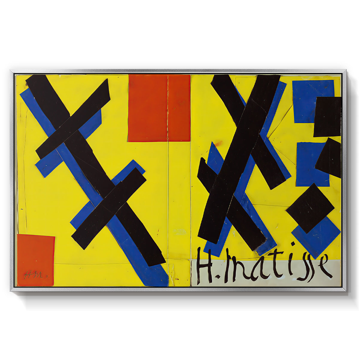 Cover Design for Matisse: His Art and His Public, 1951 - Floater Framed Canvas Print