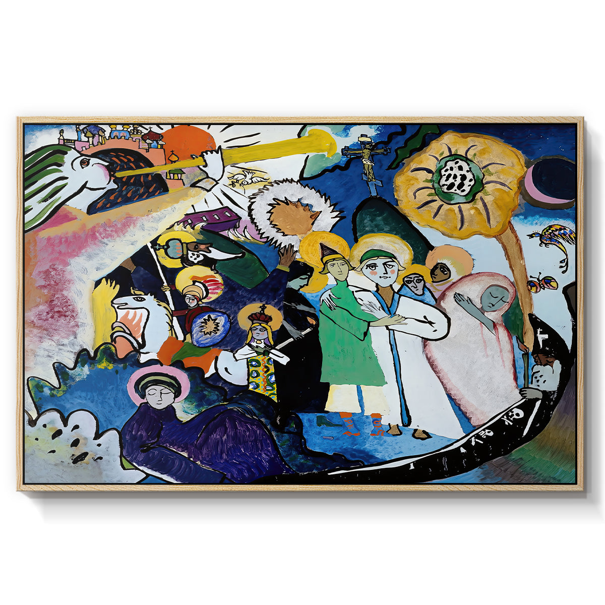 All Saints Day I, 1911 - Floater Framed Canvas Print