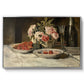 Strawberries and Champagne, c. 1881-1885 - Floater Framed Canvas Print