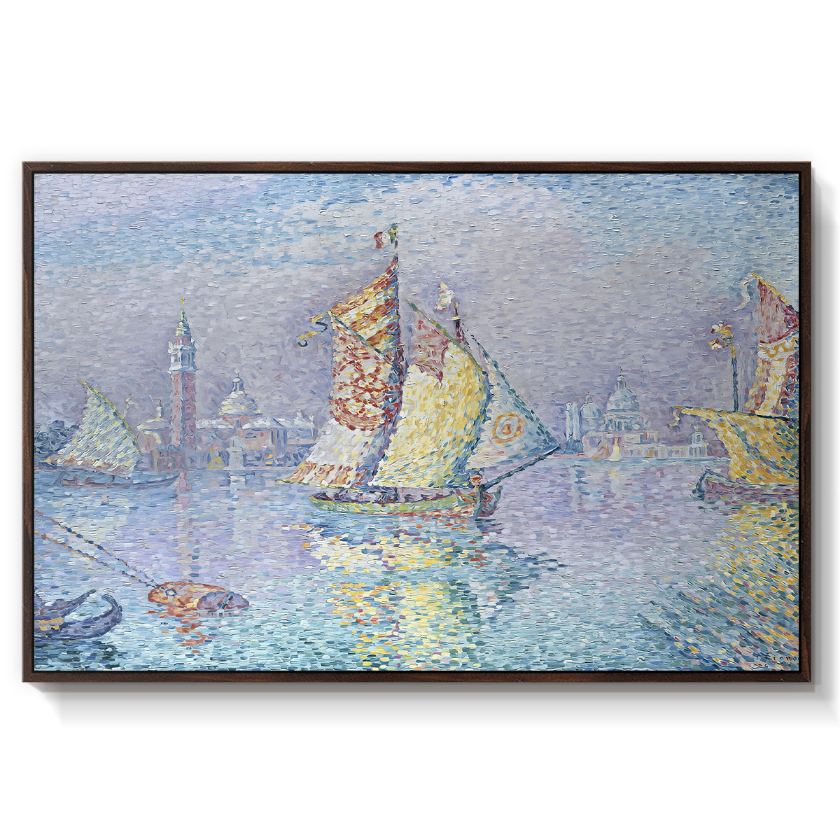 Venice, the Yellow Sail, 1904 - Floater Framed Canvas Print