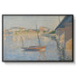 Le Clipper, Asnières, 1887 - Floater Framed Canvas Print