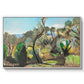 Landscape near Nice, c. 1918 - Floater Framed Canvas Print