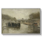 The Bridge (Le pont), 1895 - Floater Framed Canvas Print