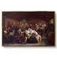 Funeral Feast, 1854 - Floater Framed Canvas Print