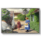 Summer Day in Jyllinge, 1922 - Floater Framed Canvas Print