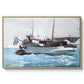 Taking on Wet Provisions, 1903 - Floater Framed Canvas Print