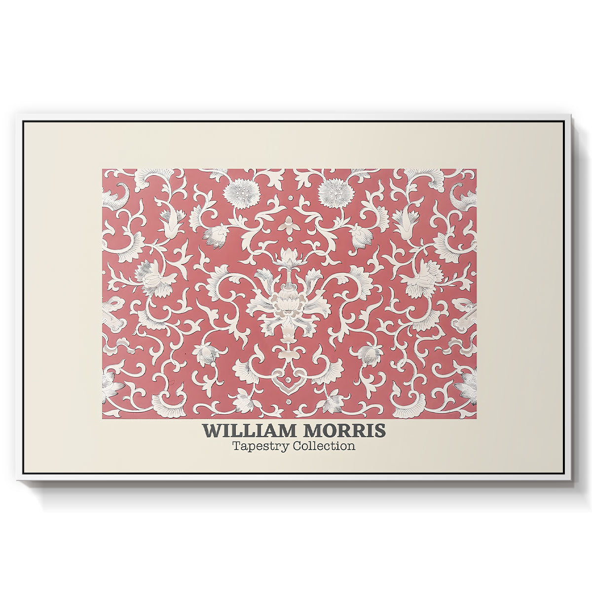 Examples of Chinese Ornament, Pl. XCV (Morris Inspired), 1867 - Floater Framed Canvas Print