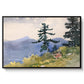 North Woods Club, Adirondacks, 1892 - Floater Framed Canvas Print