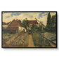 Garden of a Florist (The Flower Garden), 1864 - Floater Framed Canvas Print