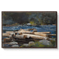 Hudson River, 1892 - Floater Framed Canvas Print