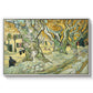 The Large Plane Trees (Road Menders at Saint-Rémy), 1889 - Floater Framed Canvas Print