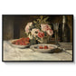 Strawberries and Champagne, c. 1881-1885 - Floater Framed Canvas Print