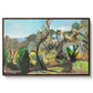 Landscape near Nice, c. 1918 - Floater Framed Canvas Print