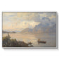 Traunsee, 1871 - Floater Framed Canvas Print
