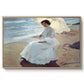 Clotilde on the Beach, 1904 - Floater Framed Canvas Print