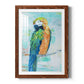 Island Parrot II - Barnwood Framed Art Print