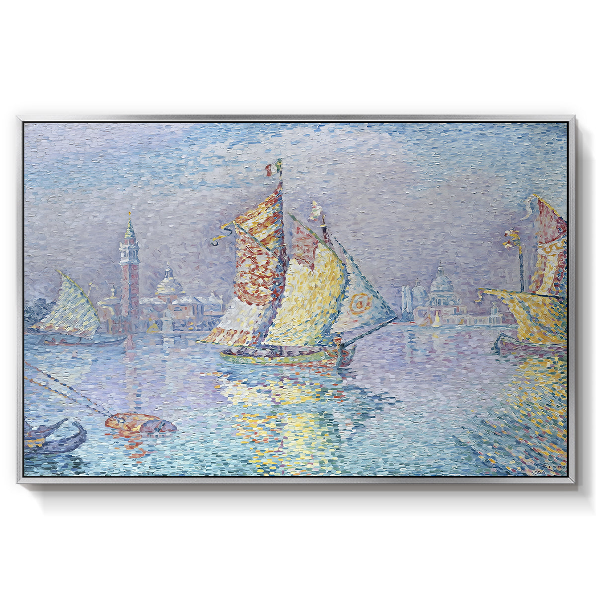 Venice, the Yellow Sail, 1904 - Floater Framed Canvas Print