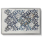 Watercolour for Printed Fabric Design: Wey, c. 1882-1883 - Floater Framed Canvas Print