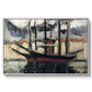 Two Boats Side by Side, Port of Marseilles, c. 1916 - Floater Framed Canvas Print