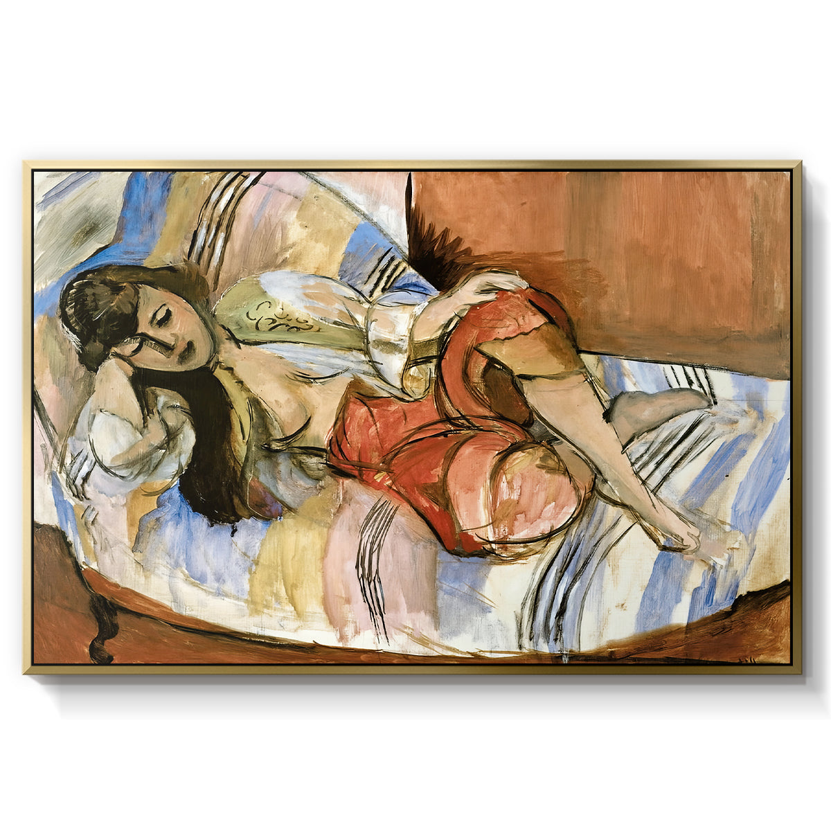 Odalisque, 1923 - Floater Framed Canvas Print