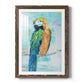 Island Parrot II - Barnwood Framed Art Print