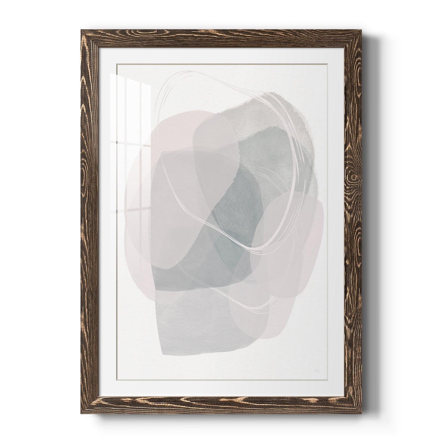 River Jewels I - Premium Framed Print - Distressed Barnwood Frame - Ready to Hang