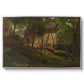 German Farm, 1859 - Floater Framed Canvas Print