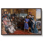 The Finding of the Saviour in the Temple, 1854-1860 - Floater Framed Canvas Print