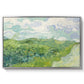 Green Wheat Field, Auvers, 1890 - Floater Framed Canvas Print