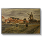 The Potato Harvest, c. 1875 - Floater Framed Canvas Print