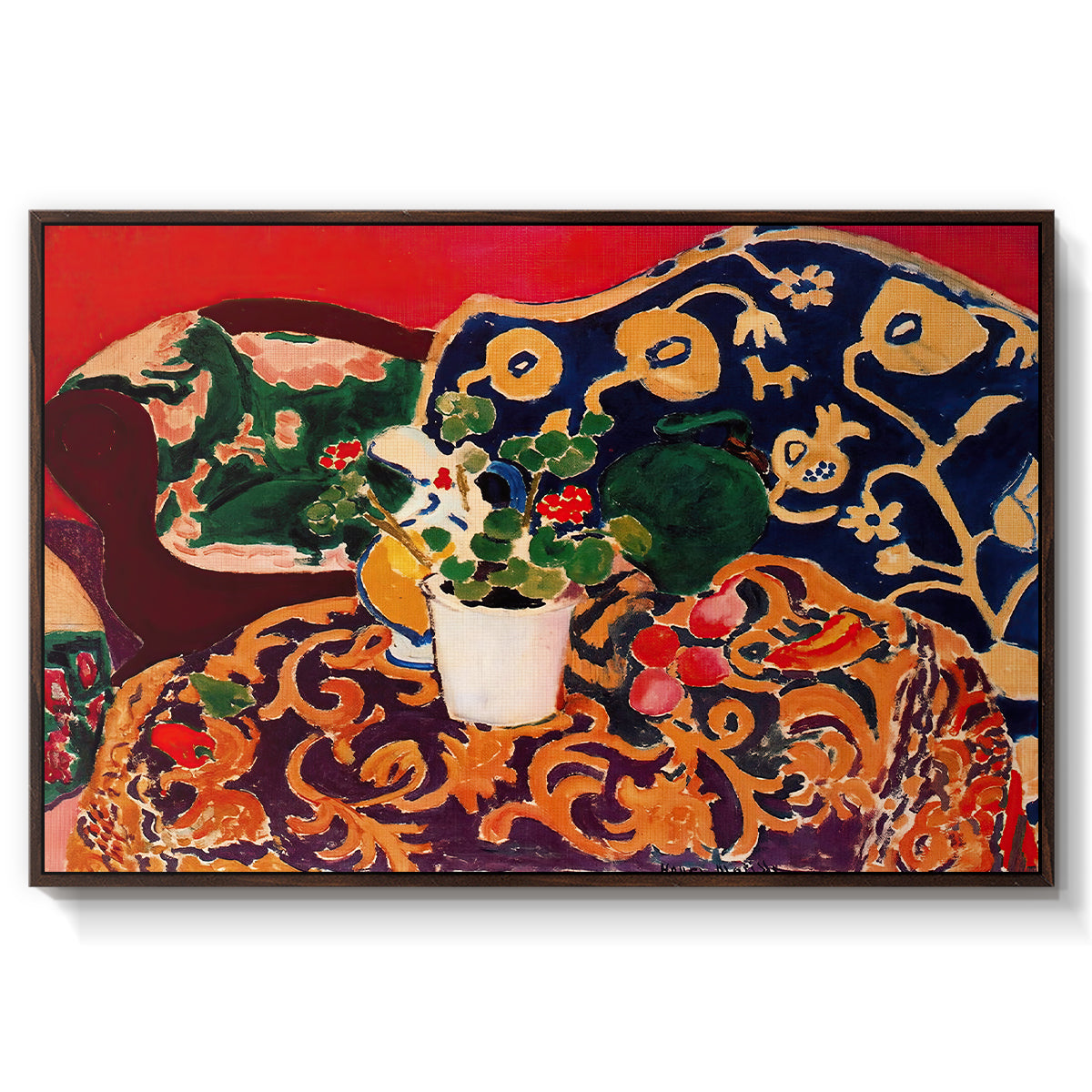 Spanish Still Life, c. 1910 - Floater Framed Canvas Print