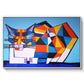 Cassie Thinking about Cubism - Floater Framed Canvas Print