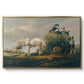 The Hay Wagon (Der Heuwagen), 1824 - Floater Framed Canvas Print