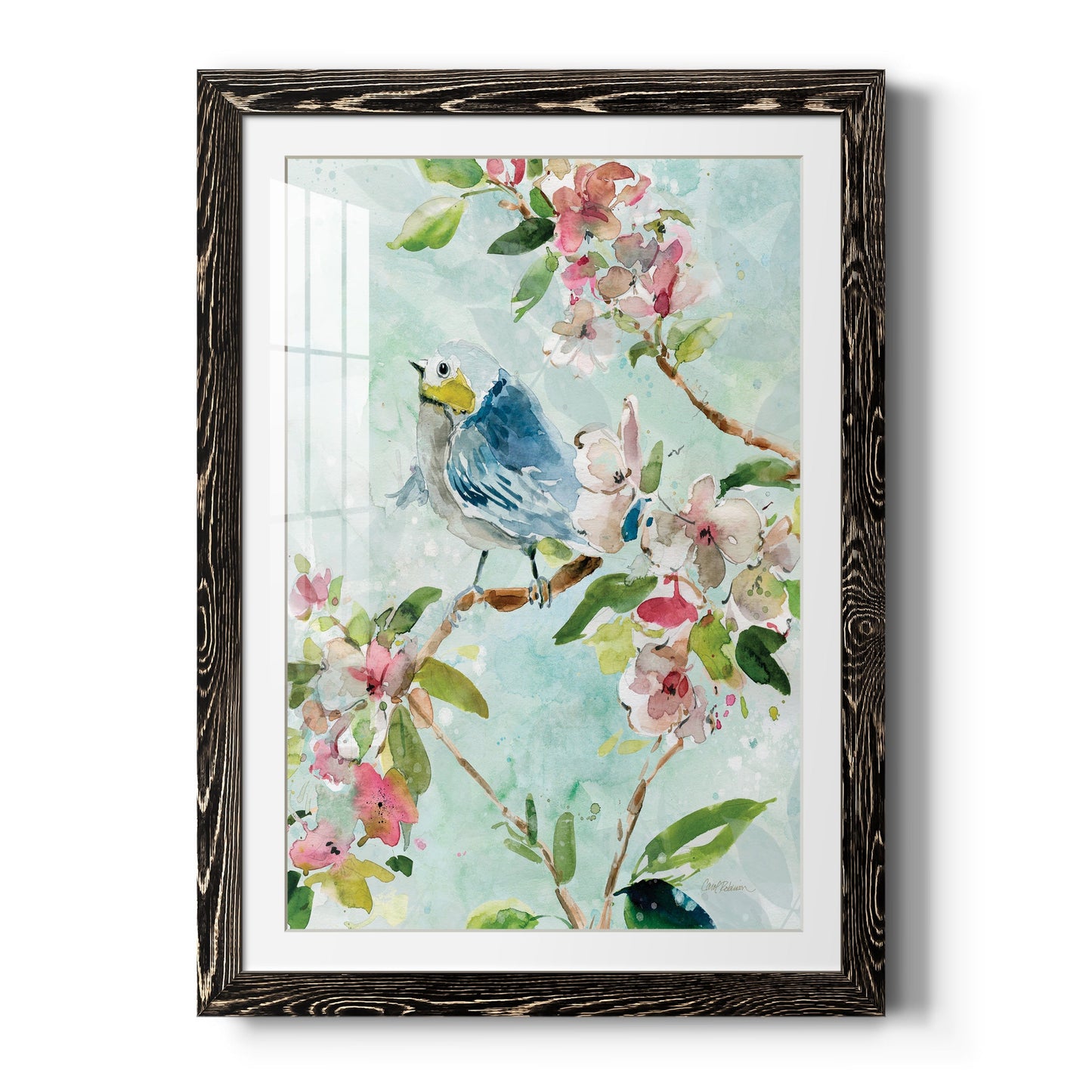 Asbury Garden Song II - Barnwood Framed Art Print