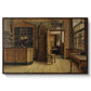 The Old Inn 'Het Loodshuis' in Antwerp, 1877 - Floater Framed Canvas Print