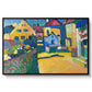Green Lane in Murnau, 1909 - Floater Framed Canvas Print
