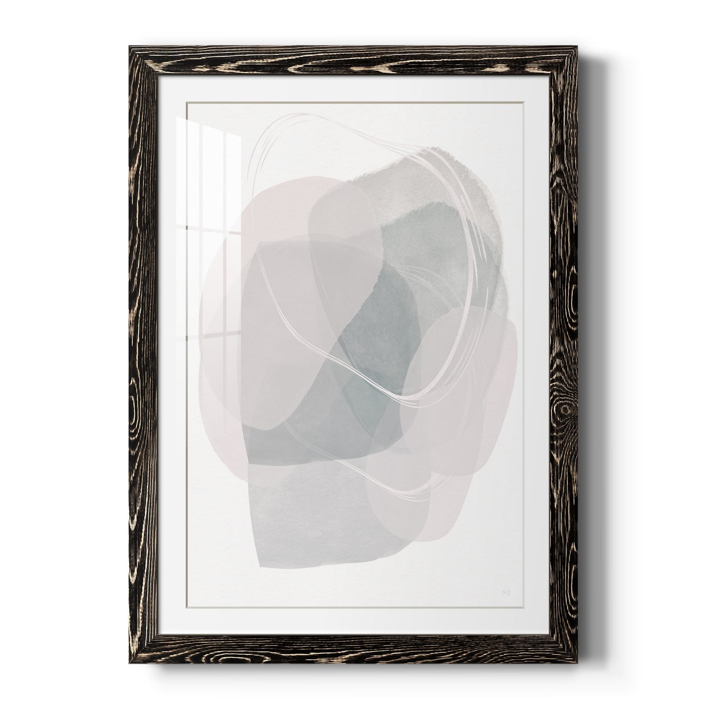 River Jewels I - Barnwood Framed Art Print