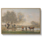 Cows in a Marshy Landscape, c. 1873-1874 - Floater Framed Canvas Print