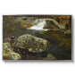By the Mill Pond (En Mølledam), 1850 - Floater Framed Canvas Print