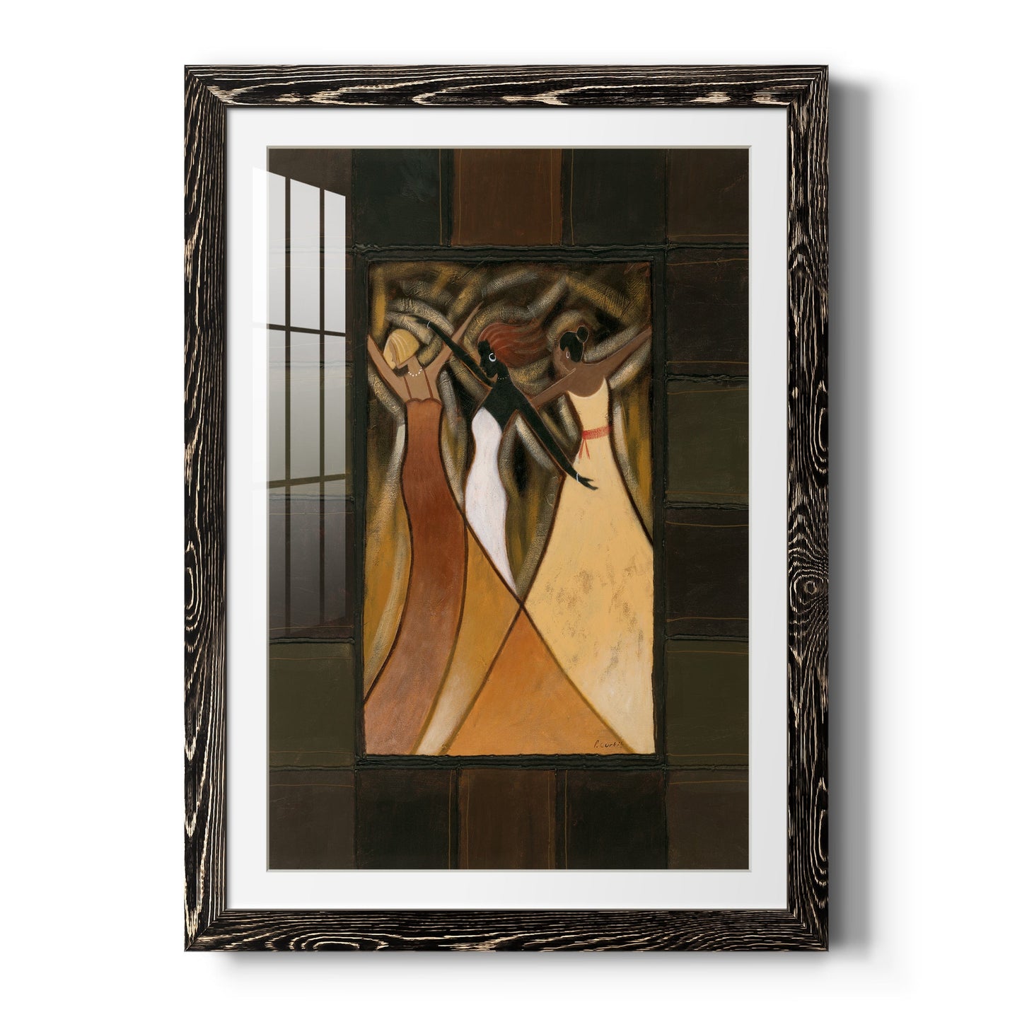 Divine Grace II - Barnwood Framed Art Print
