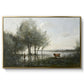 The Marsh (Le Marais), c. 1865-1870 - Floater Framed Canvas Print