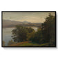 View of the Mondsee, 1870 - Floater Framed Canvas Print