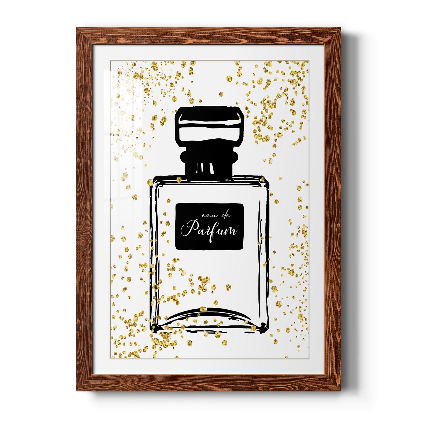 Glitter Perfume II - Premium Framed Print - Distressed Barnwood Frame - Ready to Hang