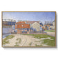Gasometers at Clichy, 1886 - Floater Framed Canvas Print